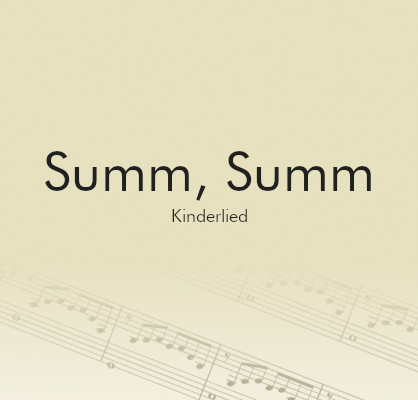 kostenlos - Kinderlied "Summ summ summ"